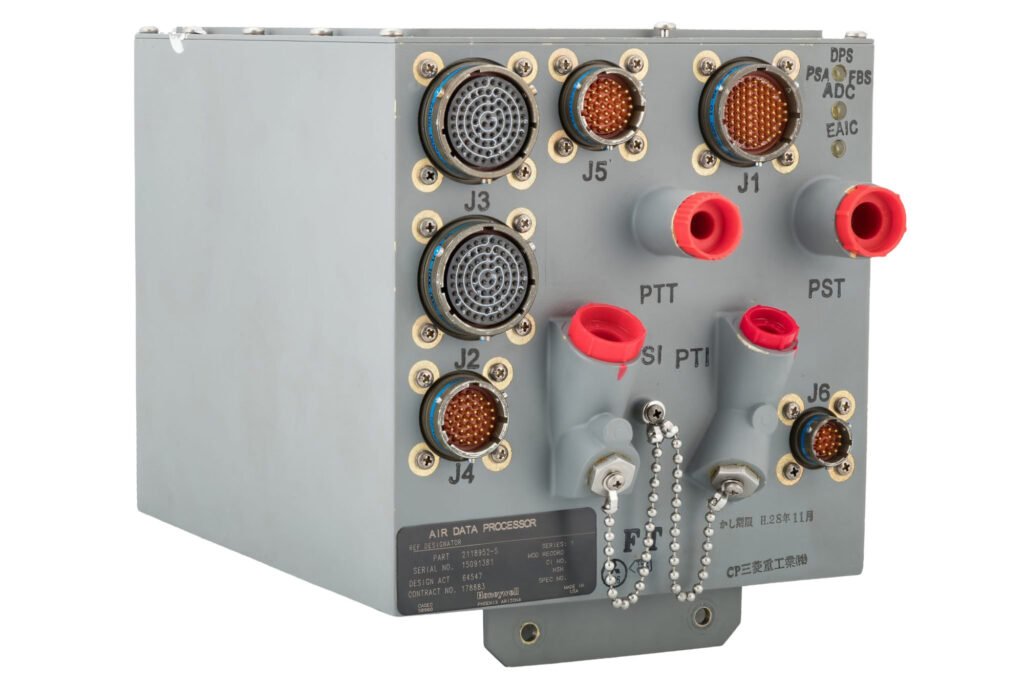 Electronic control unit with multiple circular connectors